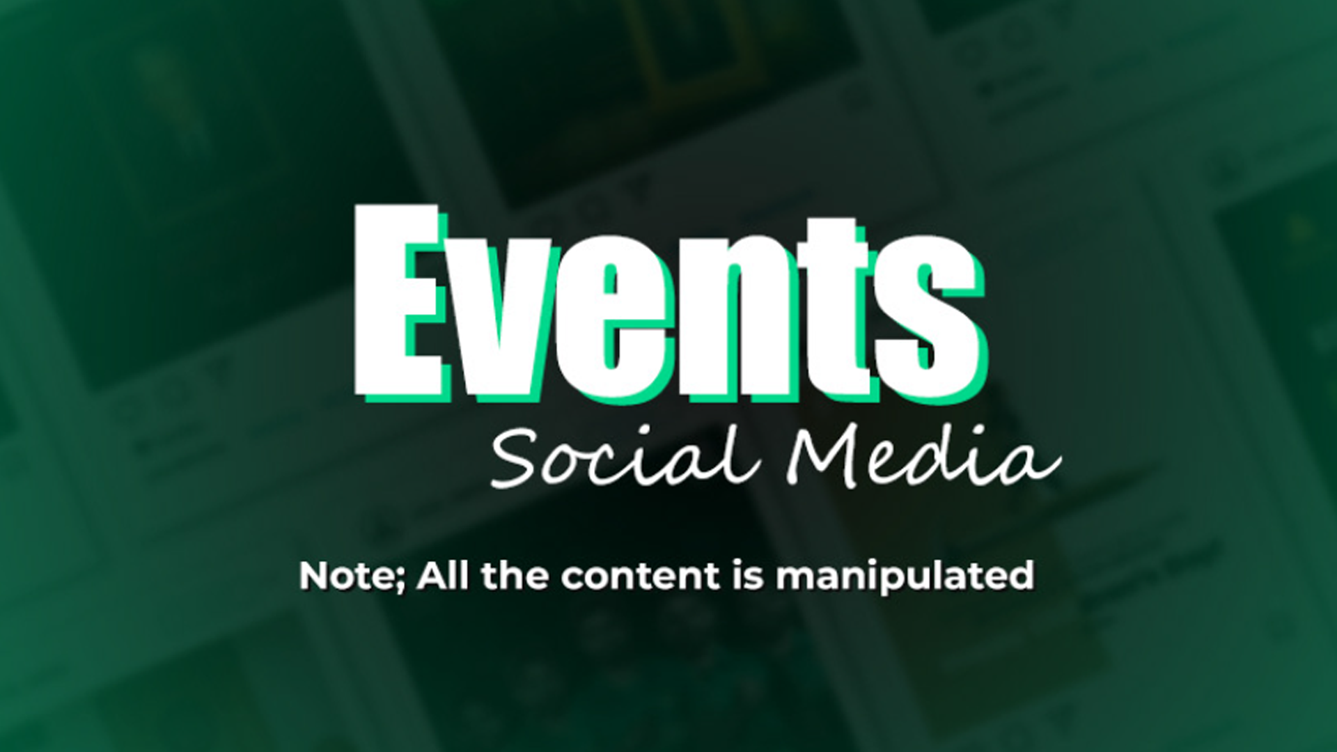 Events Social Media